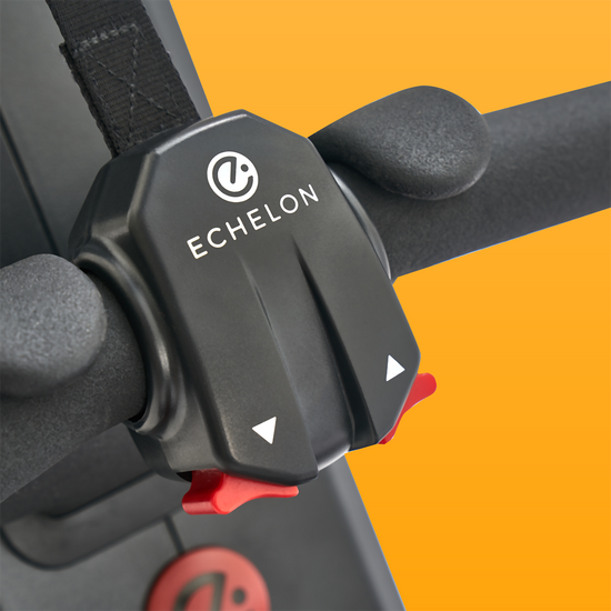 32 levels of resistance with adjustment toggle control on handlebar.