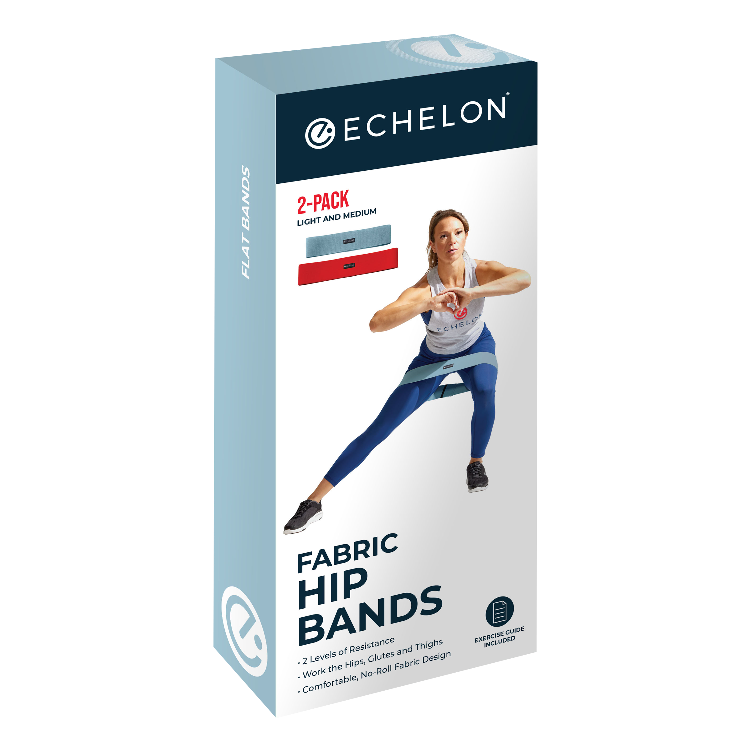 Echelon Fabric Hip Bands 2 pack