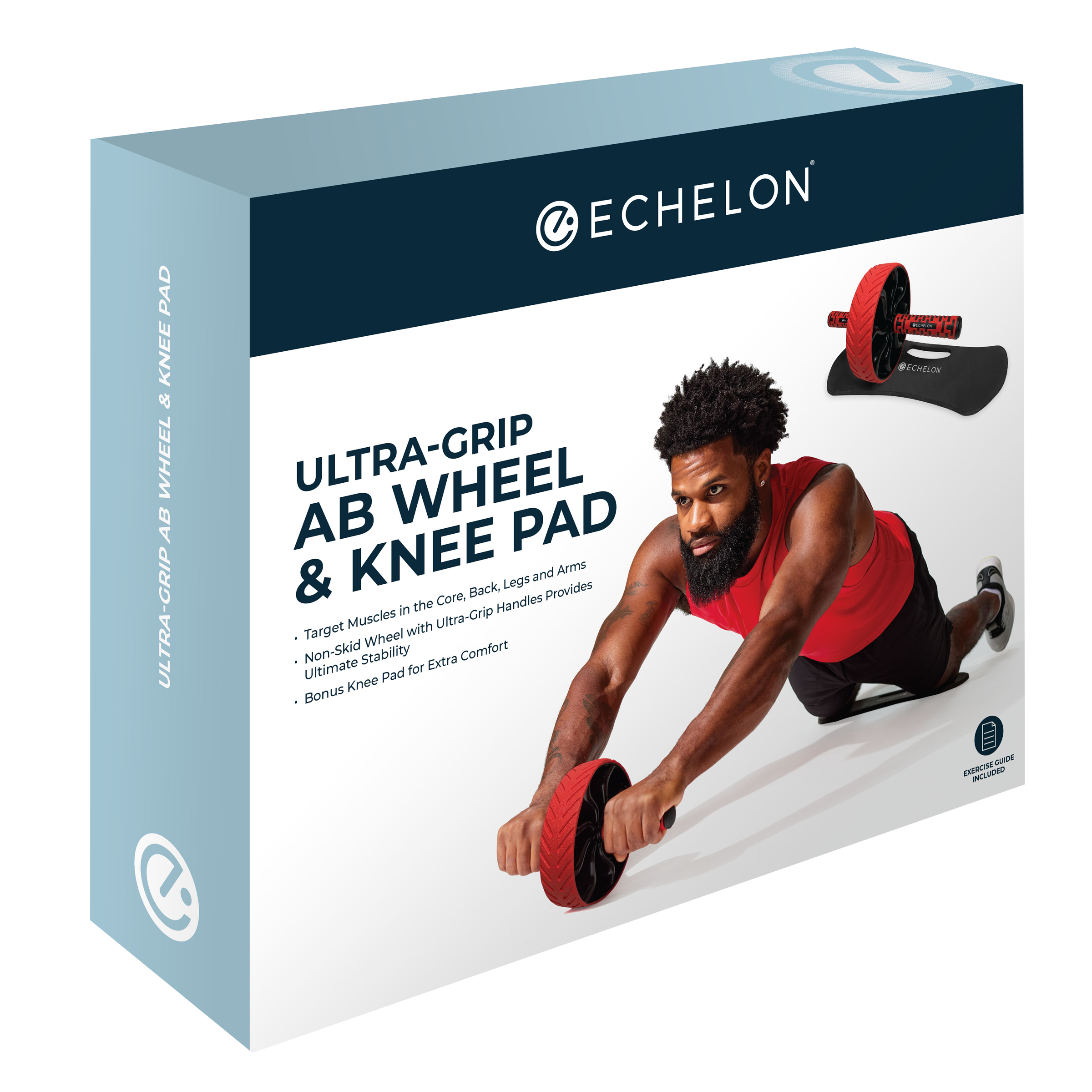 Echelon Ultra-Grip Ab Wheel & Knee Pad – Echelon Fit US