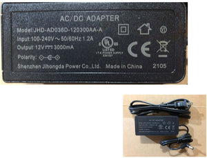 12V-3AMP Power Adapter (4s-10, Sport-S, Row-Sp-S)