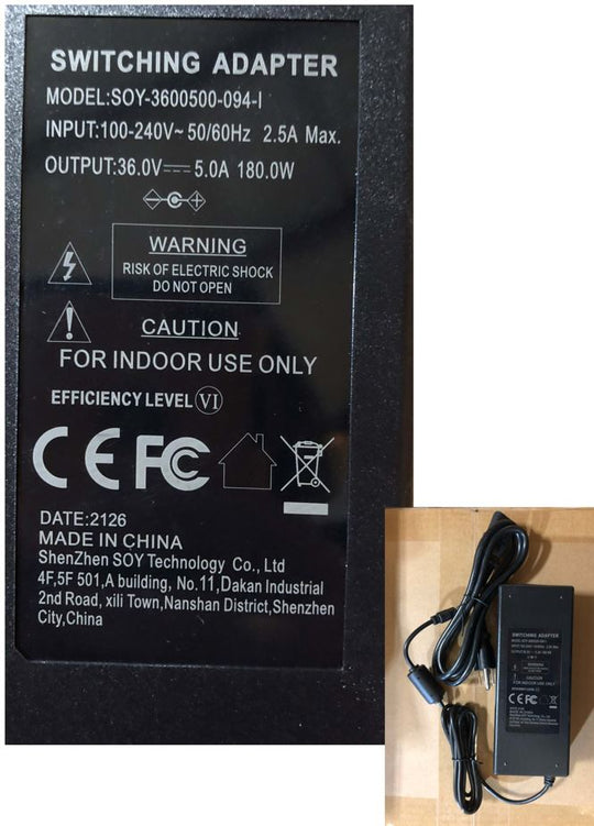 36V-5AMP Power Adapter (Pro) - Echelon Fit US