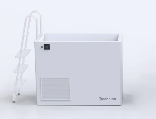 Echelon Step-In Vertical Cold Plunge Tub with Built-In Chiller