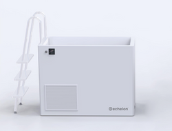 Echelon Step-In Vertical Cold Plunge Tub with Built-In Chiller