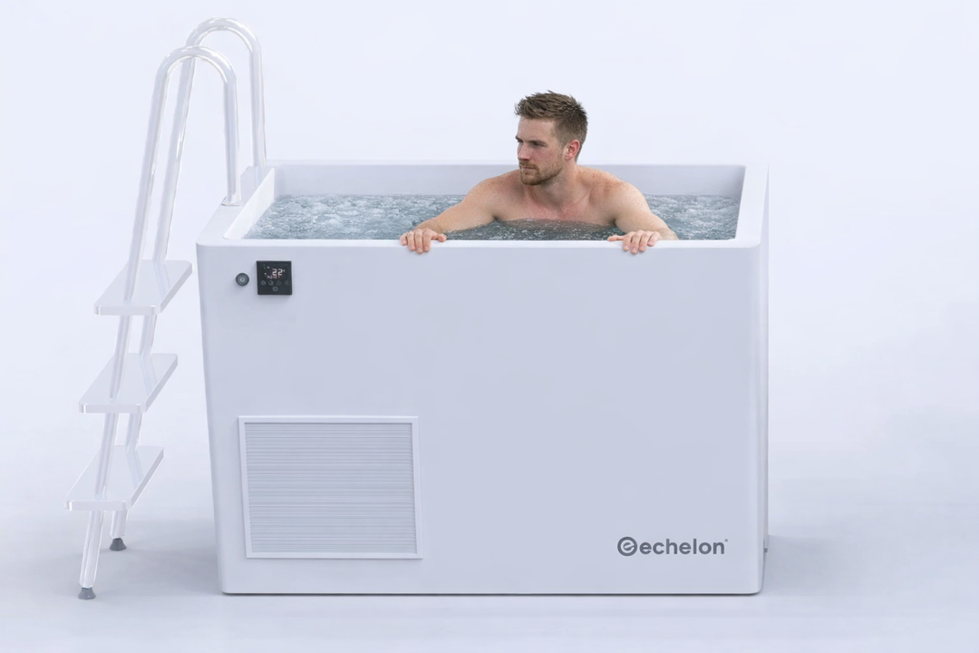 Echelon Step-In Vertical Cold Plunge Tub with Built-In Chiller