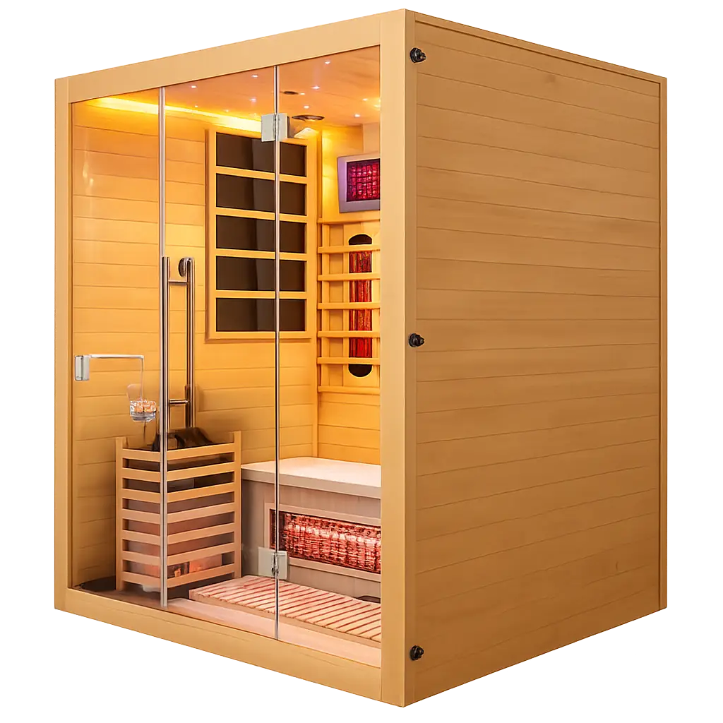Four -Person Three-in-One Full Spectrum Hybrid Sauna