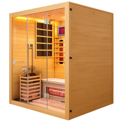 Four -Person Three-in-One Full Spectrum Hybrid Sauna