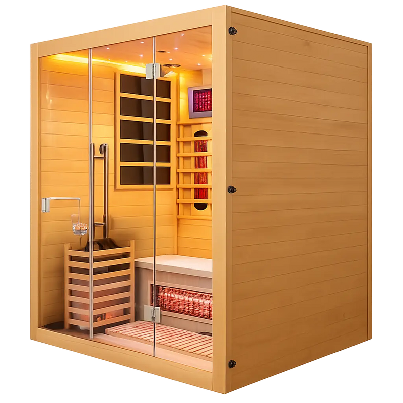 Four -Person Three-in-One Full Spectrum Hybrid Sauna