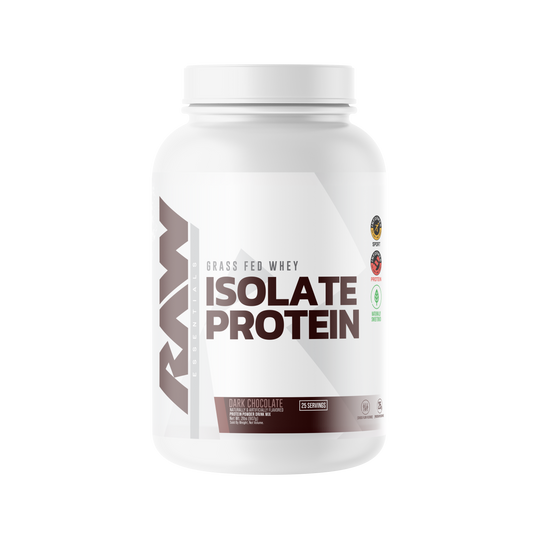 Grass-Fed Whey Isolate Protein Dark Chocolate