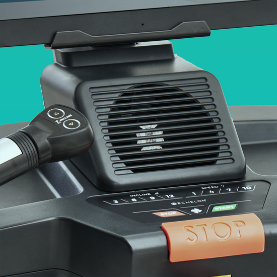 Built-in cooling fan.