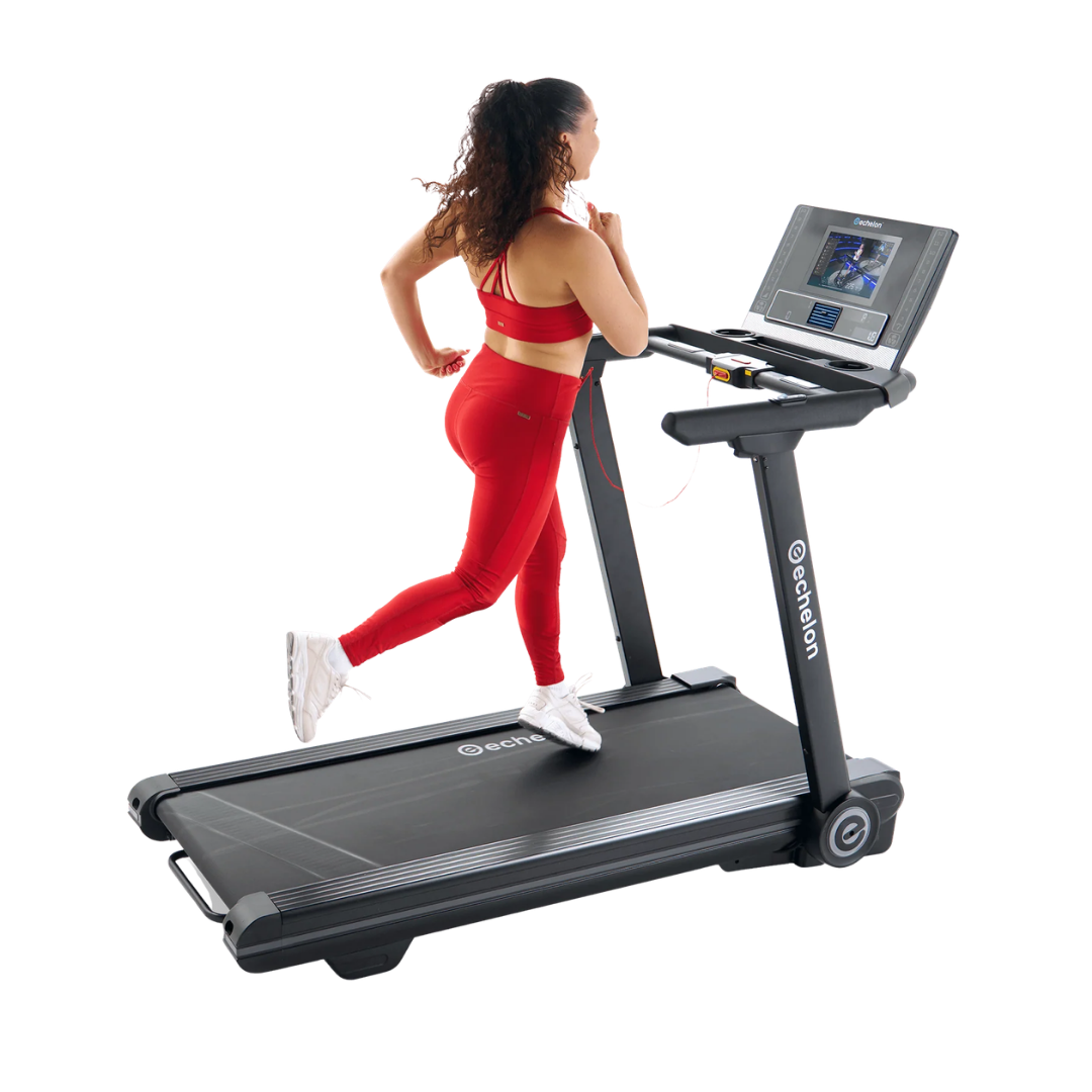 Echelon Stride-6 S™ 2026 Auto-Fold Smart Treadmill w. 10″ HD Touchscreen