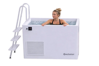Echelon Step-In Vertical Cold Plunge Tub with Built-In Chiller