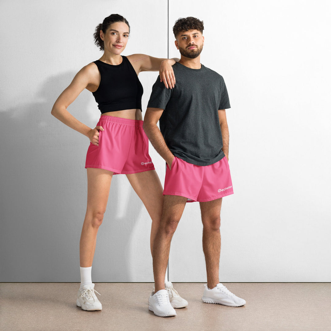 Echelon Bright Pink Athletic Shorts - Echelon Fit US