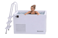 Echelon Step-In Vertical Cold Plunge Tub with Built-In Chiller