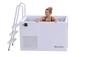 Echelon Step-In Vertical Cold Plunge Tub with Built-In Chiller