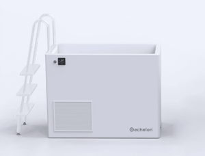 Echelon Step-In Vertical Cold Plunge Tub with Built-In Chiller