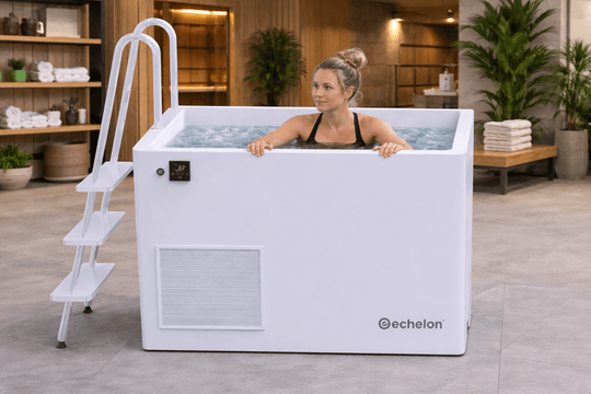 Echelon Step-In Vertical Cold Plunge Tub with Built-In Chiller - Echelon Fit US
