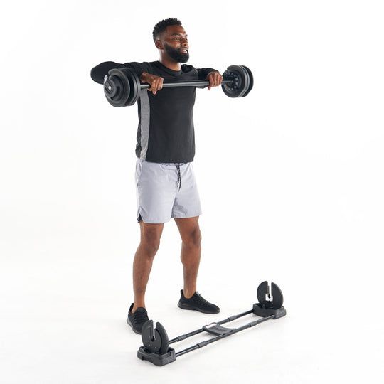 Echelon Strength Adjustable Dumbbells (7–52.5 lbs) with Stand - Partner - Echelon Fit US