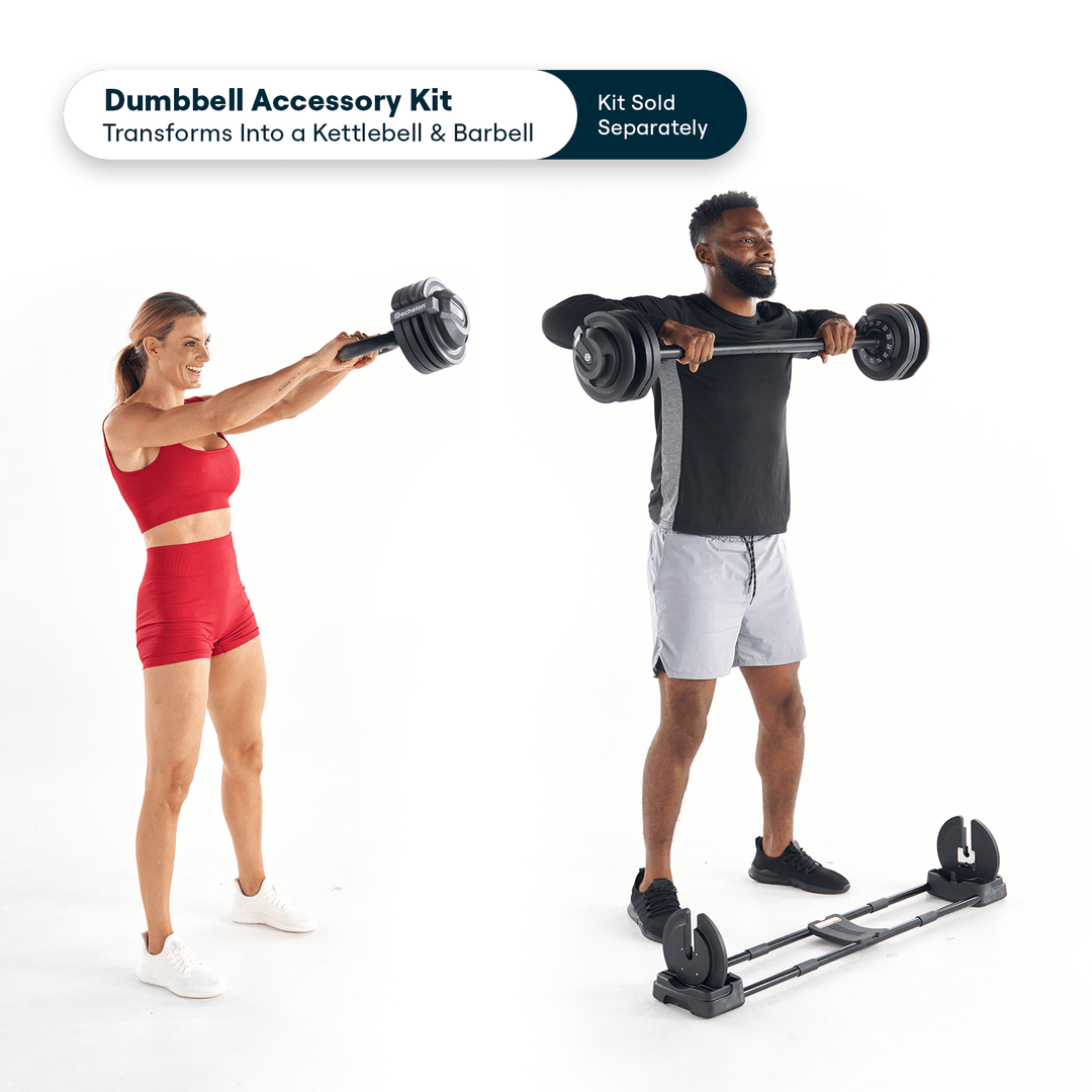 Echelon Strength Adjustable Dumbbells (7–52.5 lbs) with Stand - Partner - Echelon Fit US