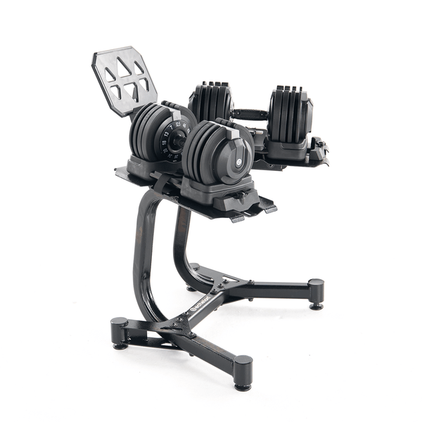 Echelon Strength Adjustable Dumbbells (7–52.5 lbs) with Stand - Partner - Echelon Fit US