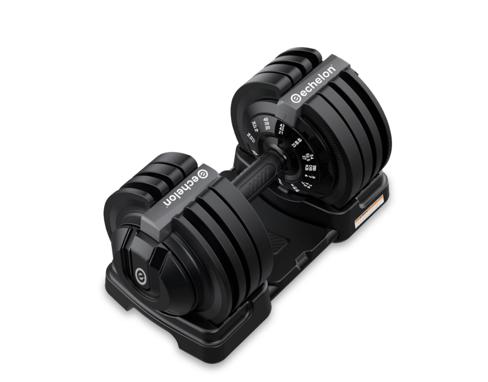 Echelon Strength Adjustable Dumbbells with Stand - Echelon Fit US