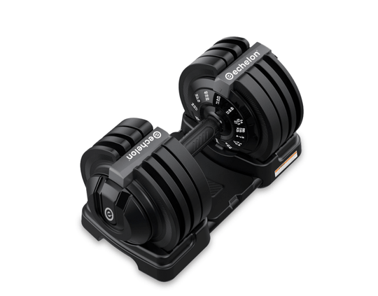 Echelon Strength Adjustable Dumbbells with Stand - Echelon Fit US