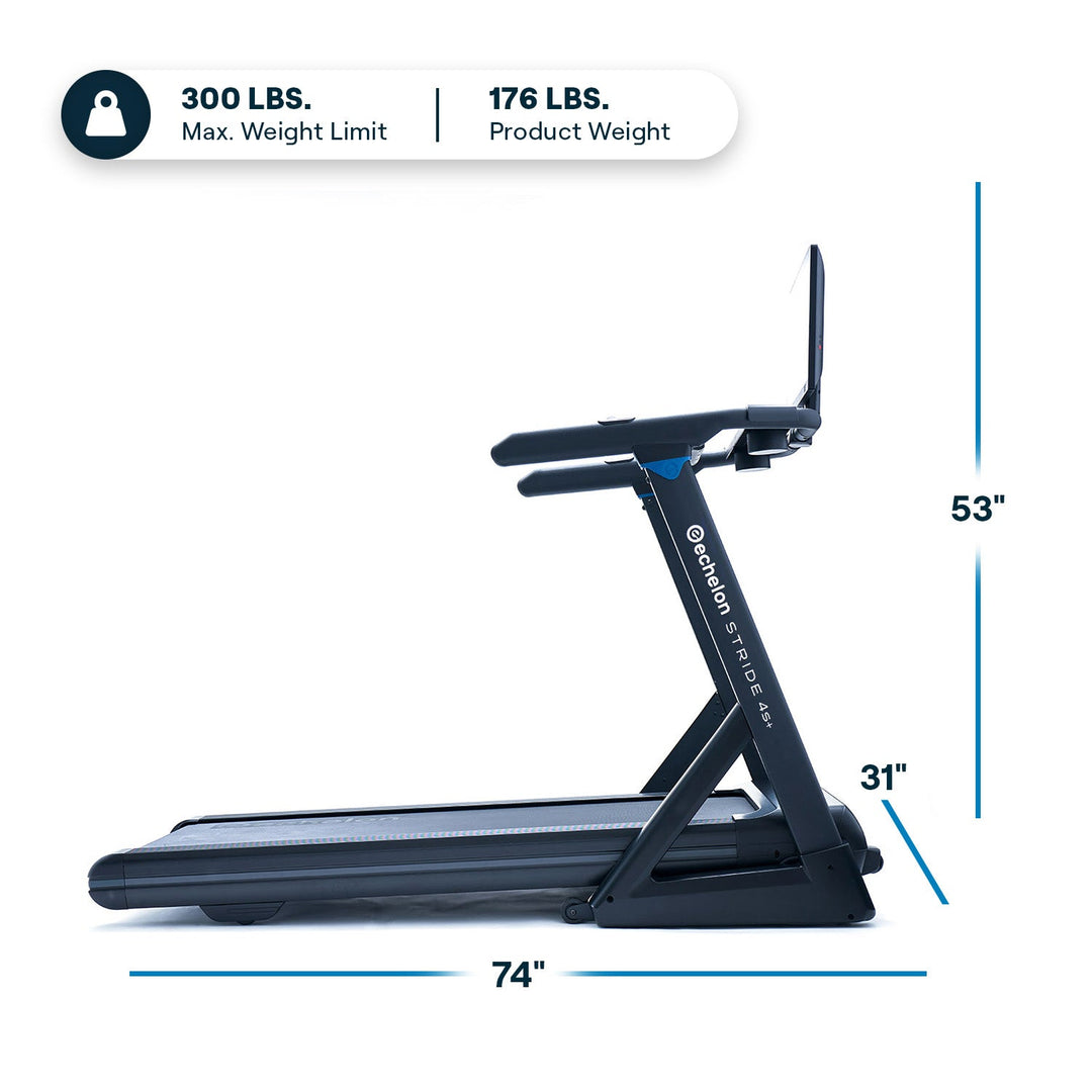 Echelon Stride-4s-22 Smart Home Treadmill - Echelon Fit US
