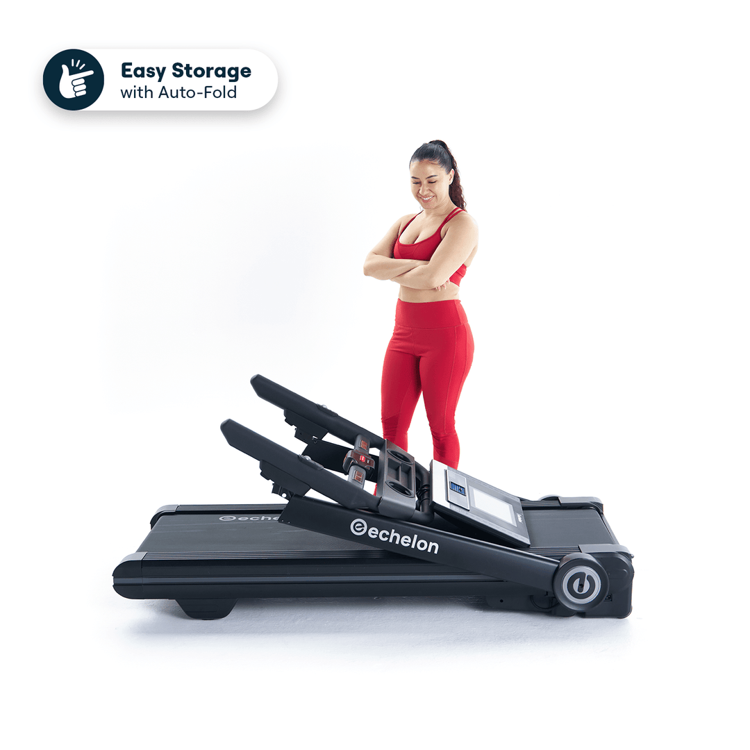 Echelon Stride-6s™ Auto-Fold Connected Treadmill - 10″ HD Touchscreen Offer for runDISNEY® Athletes - Echelon Fit US