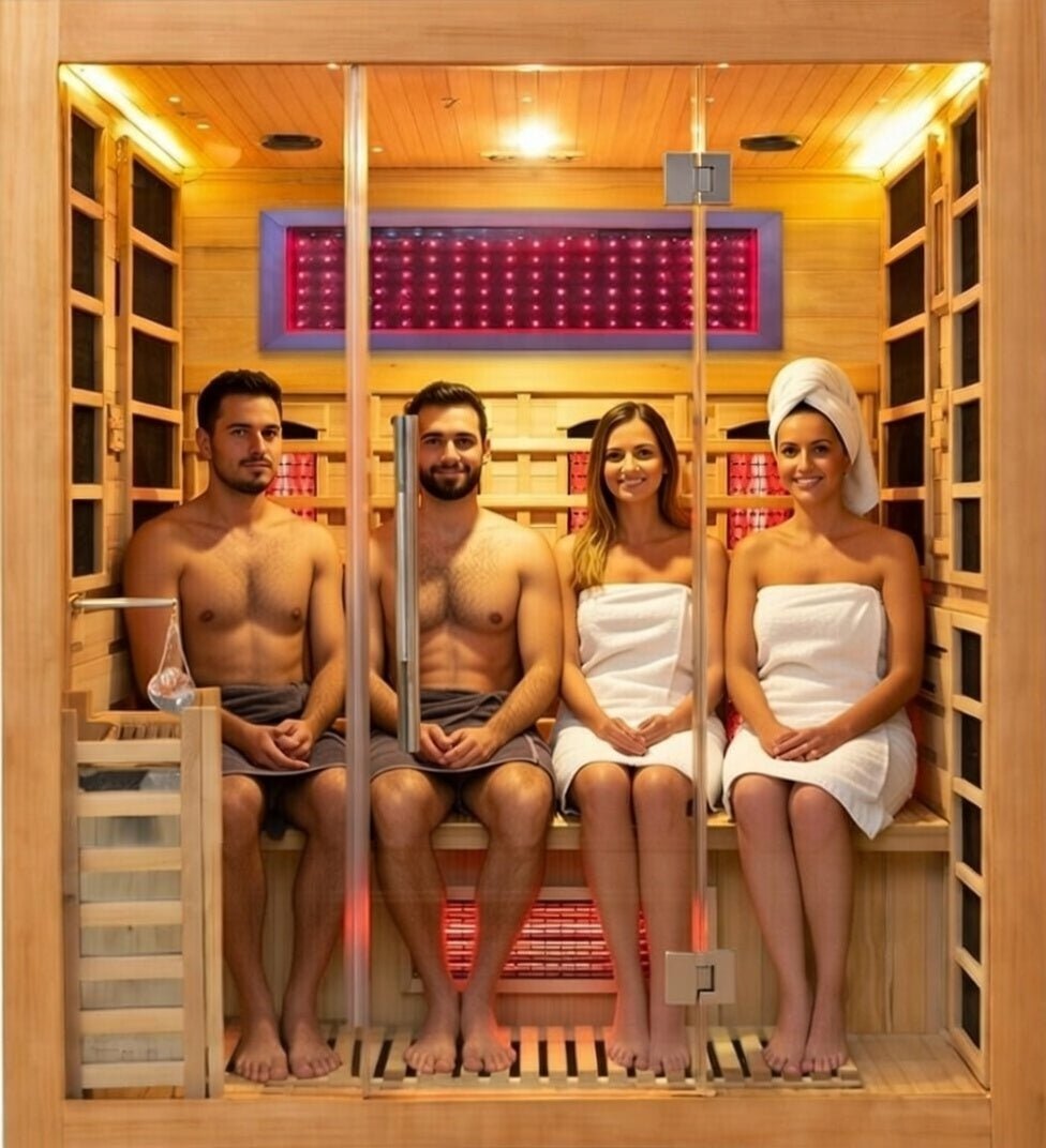 Four -Person Three-in-One Full Spectrum Hybrid Sauna - Echelon Fit US