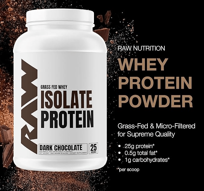 Grass-Fed Whey Isolate Protein Dark Chocolate - Echelon Fit US