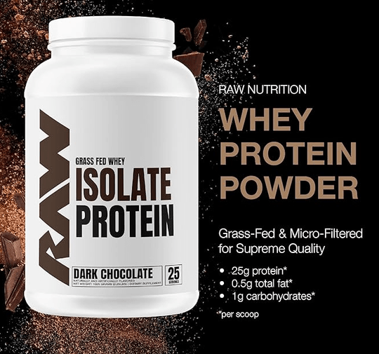 Grass-Fed Whey Isolate Protein Dark Chocolate - Echelon Fit US