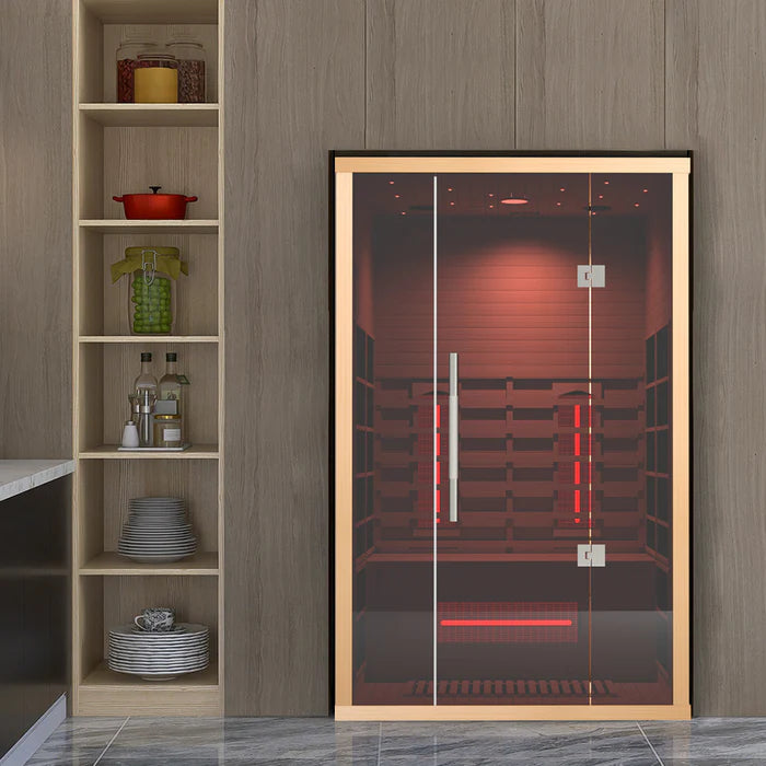 Two-Person Three-in-One Full Spectrum Hybrid Sauna