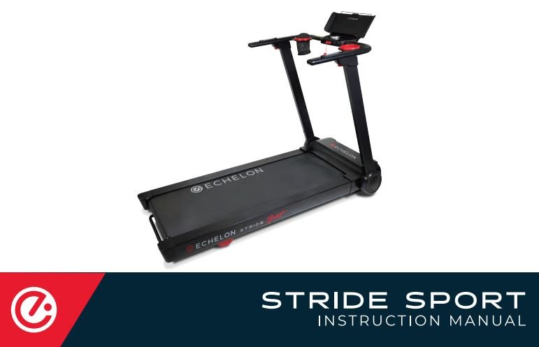 Instruction Manual, Stride Sport - Echelon Fit US