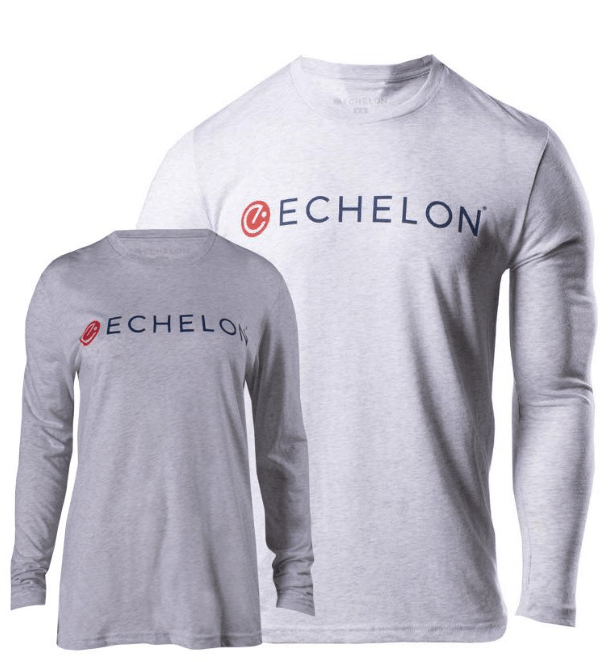 Long Sleeve Tri-Blend - Linear Logo - Echelon Fit US