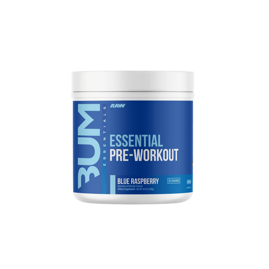 RAW Essential Pre-Workout Blue Raspberry - Echelon Fit US