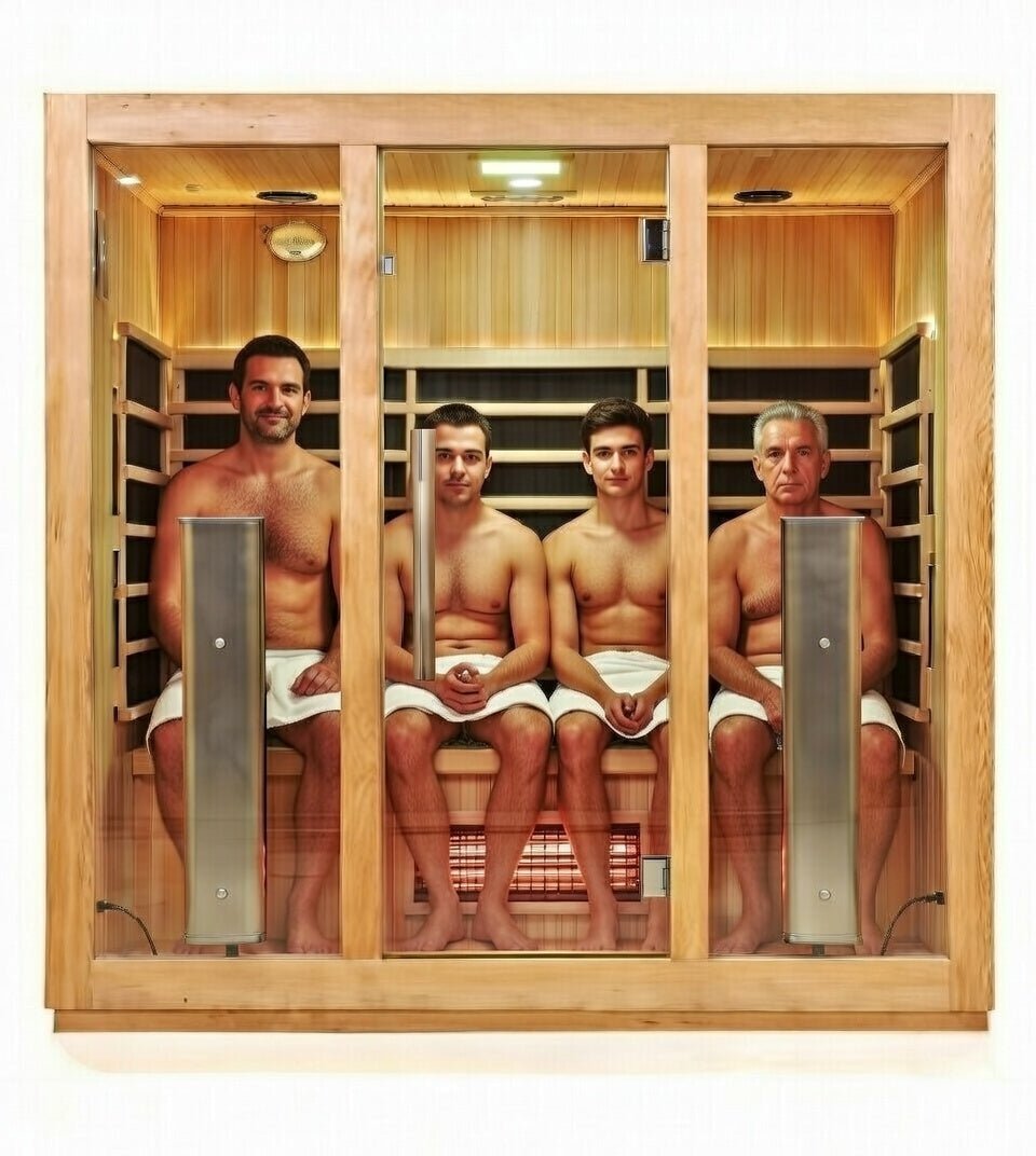 Sauna - 4 Person Infrared Sauna - Echelon Fit US