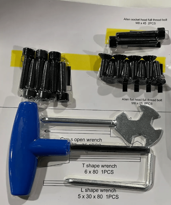 Stride 50 RCX Hardware - Echelon Fit US