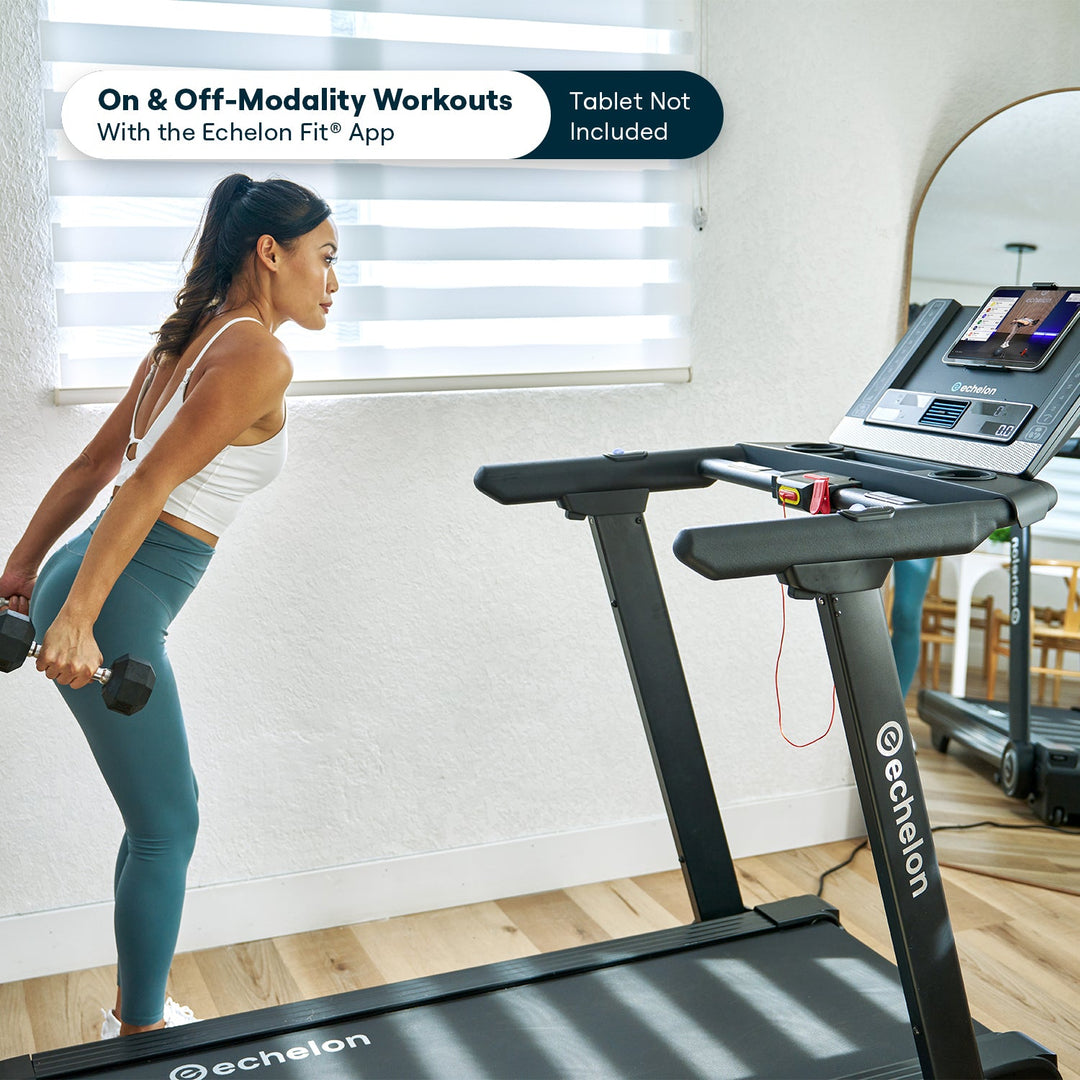Stride-6™ - Auto-Fold Pro Treadmill - Echelon Fit US