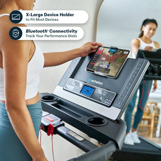 Stride-6™ - Auto-Fold Pro Treadmill - Echelon Fit US