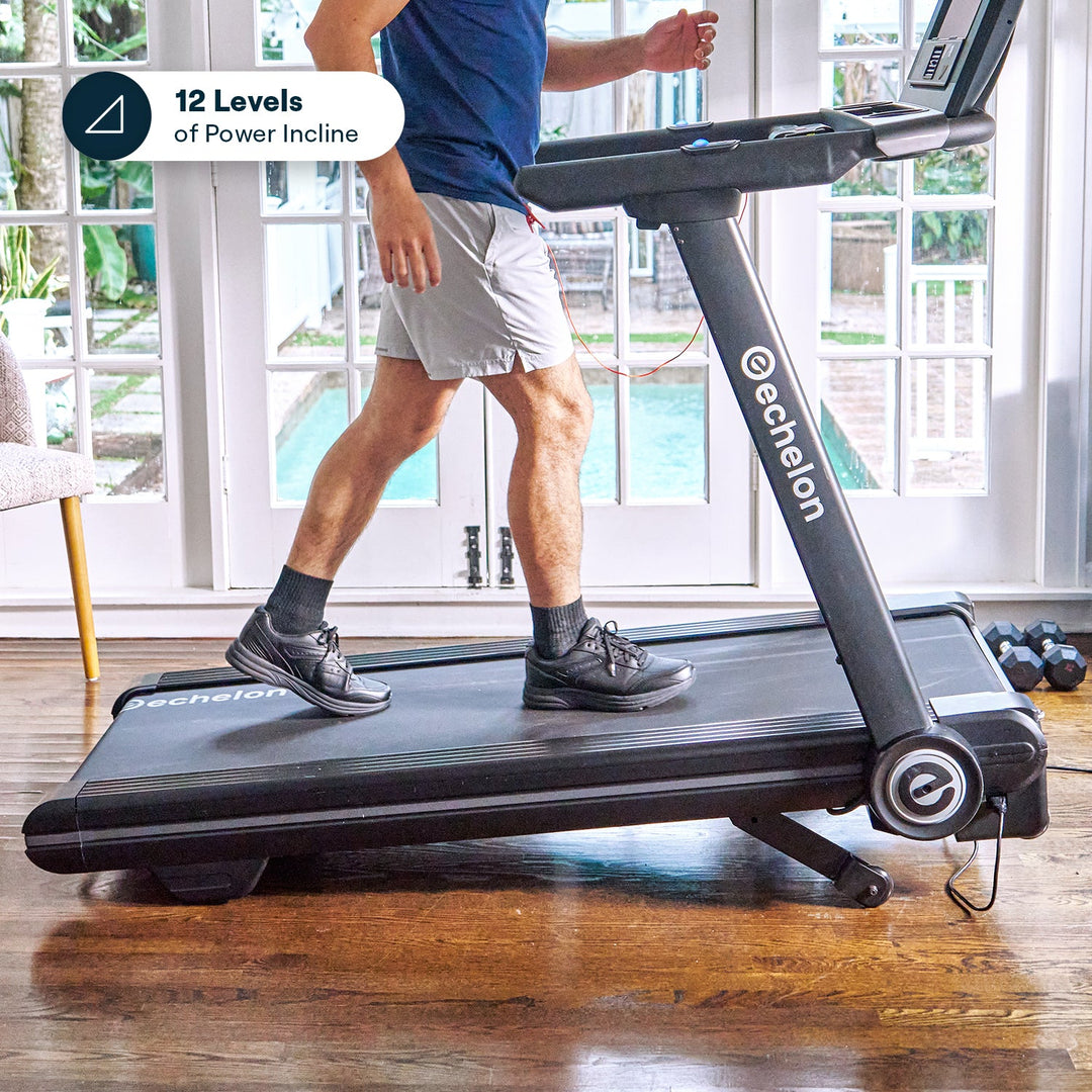 Stride-6™ - Auto-Fold Pro Treadmill - Echelon Fit US