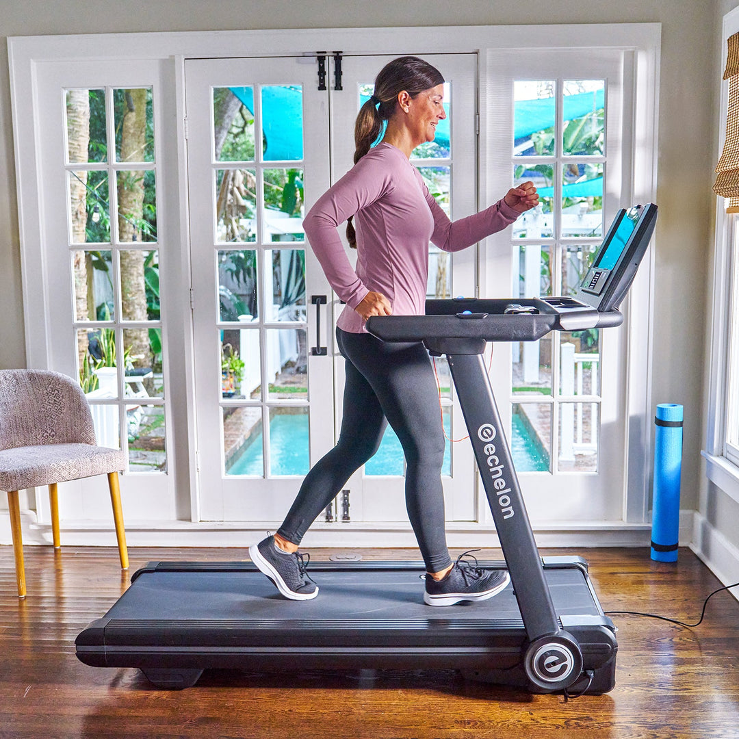 Stride-6™ - Auto-Fold Pro Treadmill - Echelon Fit US