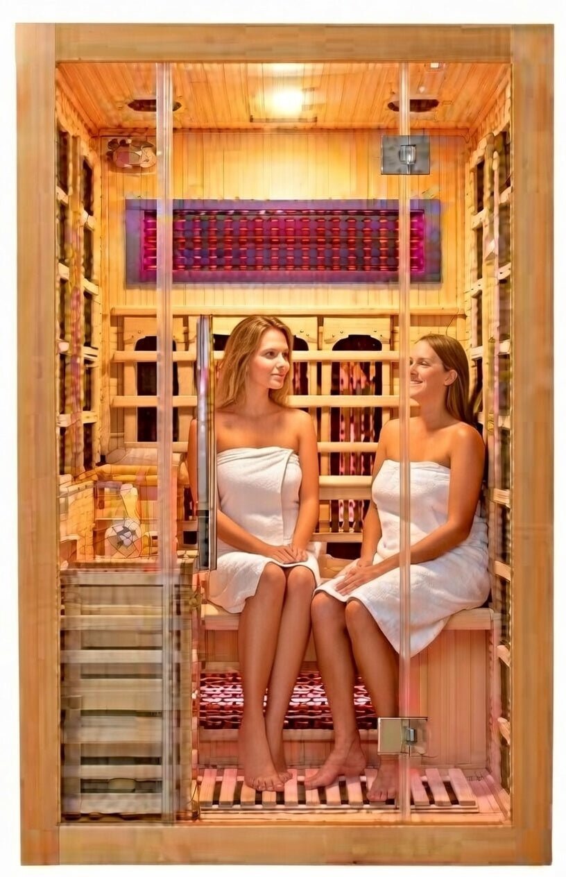 Two-Person Three-in-One Full Spectrum Hybrid Sauna - Echelon Fit US