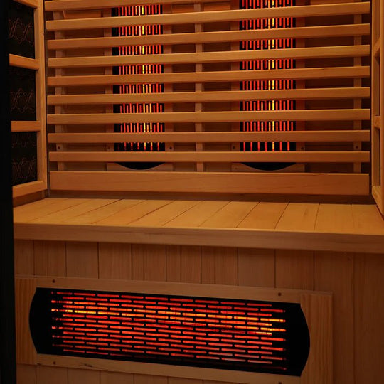 Two-Person Three-in-One Full Spectrum Hybrid Sauna - Echelon Fit US