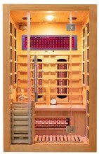 Two-Person Three-in-One Full Spectrum Hybrid Sauna - Echelon Fit US