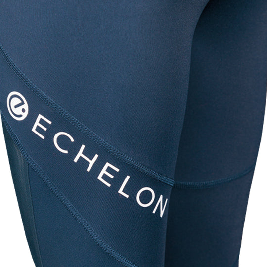 Echelon Cropped Legging with Mesh Panel - Final Sale