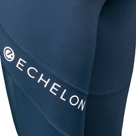 Echelon Cropped Legging with Mesh Panel - Echelon Fit US