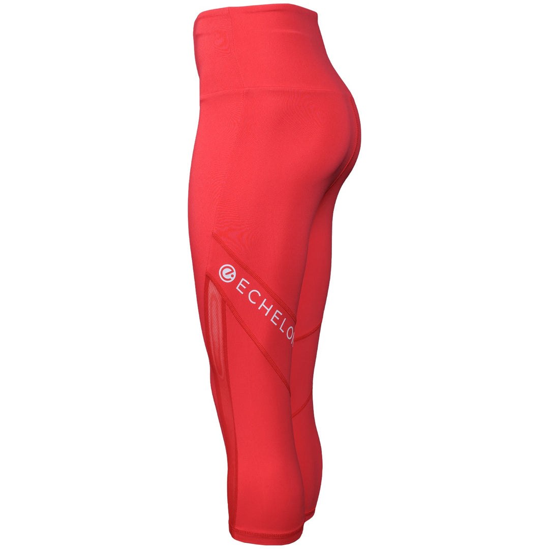 Echelon Cropped Legging with Mesh Panel - Echelon Fit US