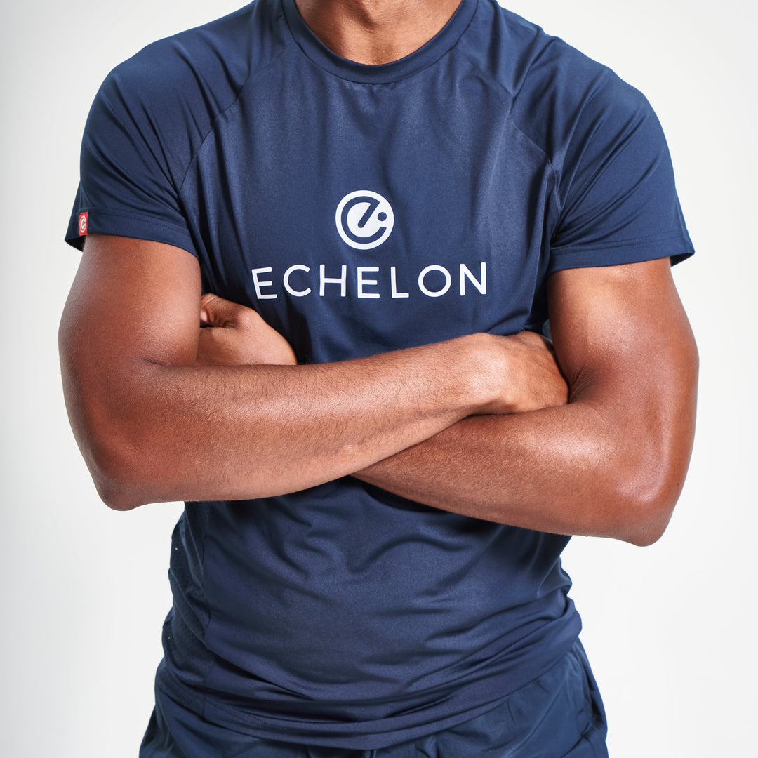 Echelon Paneled Crewneck Tee - Echelon Fit US