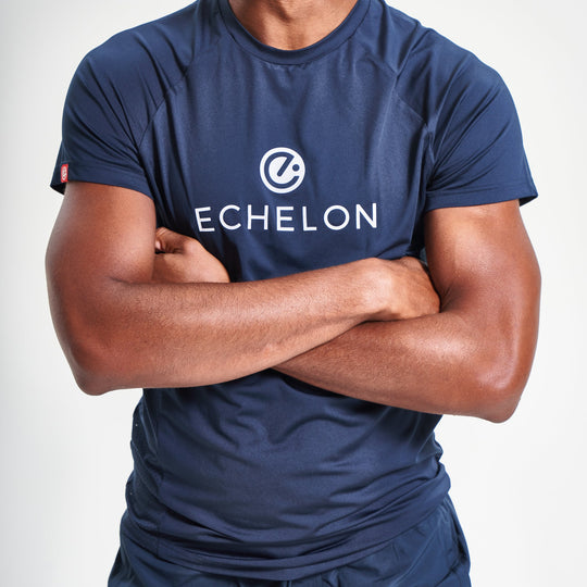 Echelon Paneled Crewneck Tee - Echelon Fit US